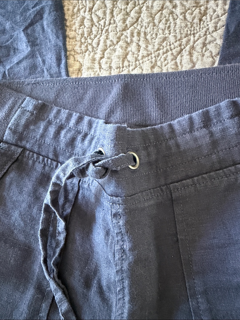 Athleta Drawstring Linen Pant - Picture 5 of 10